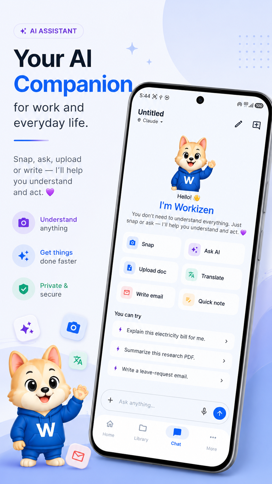 Workizen screenshot